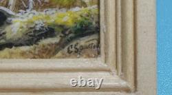 Dolls House Miniature REAL PAINTING BY CHRIS SPARROW KITCH 70's