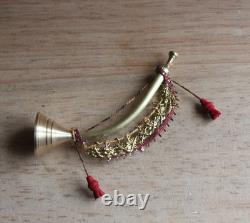 Dolls House Miniature Royal Trumpet 112 OOAK By ARTISAN PigeonOak