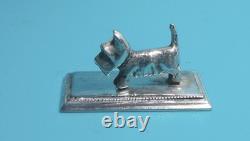 Dolls House Miniature STERLING SILVER ARTISAN JENS TORP CALLING-CARD HOLDER