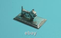 Dolls House Miniature STERLING SILVER ARTISAN JENS TORP CALLING-CARD HOLDER