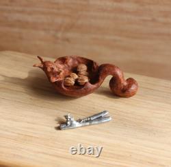 Dolls House Miniature Squirrel Bowl And Nutcracker 112 By Artist PigeonOak