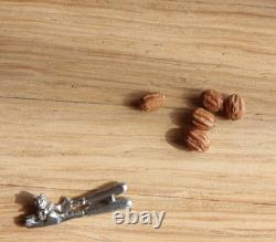 Dolls House Miniature Squirrel Bowl And Nutcracker 112 By Artist PigeonOak