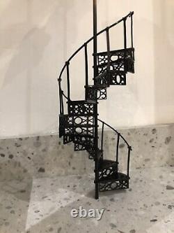 Dolls House Miniature Staircase Spiral Stair Case 12th Scale Custom Height 112