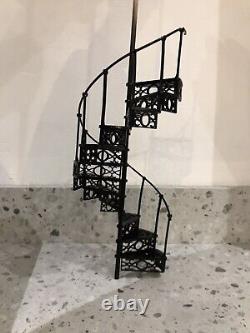 Dolls House Miniature Staircase Spiral Stair Case 12th Scale Custom Height 112