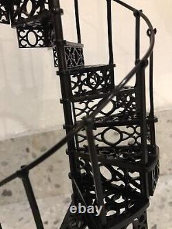 Dolls House Miniature Staircase Spiral Stair Case 12th Scale Custom Height 112