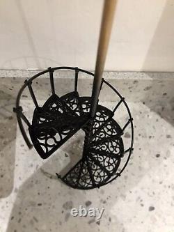 Dolls House Miniature Staircase Spiral Stair Case 12th Scale Custom Height 112