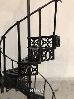 Dolls House Miniature Staircase Spiral Stair Case 12th Scale Custom Height 112