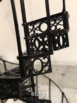 Dolls House Miniature Staircase Spiral Stair Case 12th Scale Custom Height 112