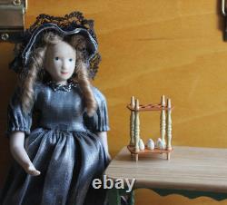 Dolls House Miniature Tall Egg Rack 112 Rare OOAK By ARTISAN PigeonOak