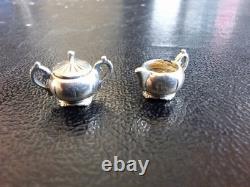Dolls House Miniature Tea Pot + Bird foot miniatures Sterling Silver 112