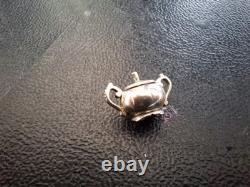 Dolls House Miniature Tea Pot + Bird foot miniatures Sterling Silver 112
