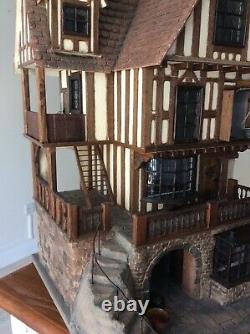 Dolls House Miniature Tudor Style House / Shop by Manorcraft