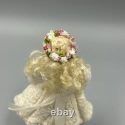 Dolls House Miniature Vintage 112 Porcelain Girl Doll UK Artisan Jan Clarke