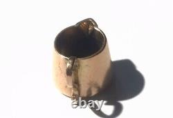 Dolls House Miniature Vintage 9CT Gold Milk Jug 1cm High 1.6g