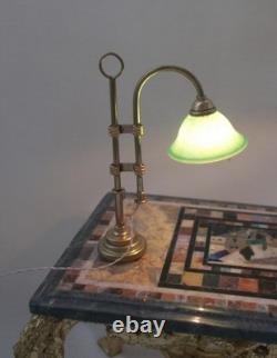 Dolls House Miniature WORKING 12v Electric Desk Lamp by The Lighting Bug