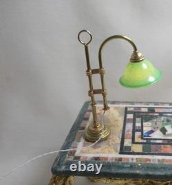 Dolls House Miniature WORKING 12v Electric Desk Lamp by The Lighting Bug