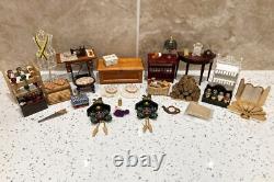 Dolls House Miniatures 112th Scale Mixed Furniture & Accessories 30 + Piece Set