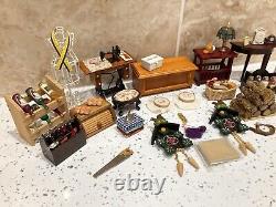 Dolls House Miniatures 112th Scale Mixed Furniture & Accessories 30 + Piece Set