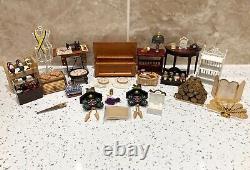 Dolls House Miniatures 112th Scale Mixed Furniture & Accessories 30 + Piece Set