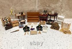Dolls House Miniatures 112th Scale Mixed Furniture & Accessories 30 + Piece Set
