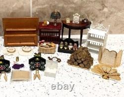 Dolls House Miniatures 112th Scale Mixed Furniture & Accessories 30 + Piece Set