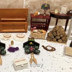 Dolls House Miniatures 112th Scale Mixed Furniture & Accessories 30 + Piece Set