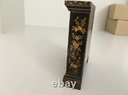 Dolls House Miniatures 12th Black Chinoiserie Bookcase by Artisan Judith Dunger