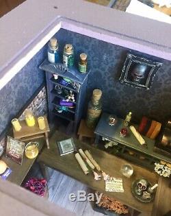 Dolls House Petals & Potions Magic Shop Witch, Wizard, Haunted, Spooky