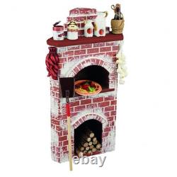Dolls House Pizza Oven with Accessories (RP18572) 112 Scale Miniatures