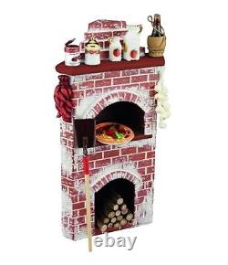 Dolls House Pizza Oven with Accessories Reutter Miniature Kitchen Furniture 112