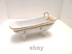 Dolls House Porcelain Bath Victorian Rose Reutter 112 Scale Jaspers Miniatures Dolls House Porcelain Bath Victorian Rose Reutter 112 Scale Jaspers Miniatures