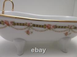 Dolls House Porcelain Bath Victorian Rose Reutter 112 Scale Jaspers Miniatures
