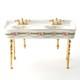 Dolls House Porcelain Sink Victorian Rose Reutter Miniature 112th Scale