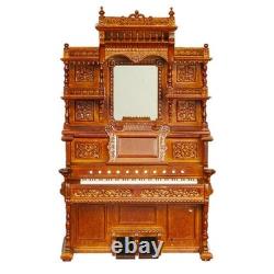 Dolls House Pump Organ Reed Harmonium Walnut JBM Church Parlour Furniture 112