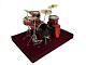 Dolls House Red Drum Kit Set Miniature Music Room Pub Furniture 112