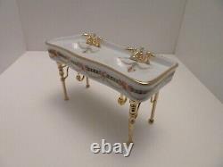 Dolls House Reutter Victorian Rose Double Sink Miniature 112th Scale Bathroom