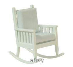 Dolls House Rocking Chair Rocker JBM Miniature Nursery Furniture 112 Pale Blue