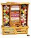 Dolls House Sewing Haberdashery Filled Wood Unit 112 Scale Miniature T4 Tumdee