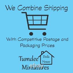 Dolls House Sewing Haberdashery Filled Wood Unit 112 Scale Miniature T5 tumdee