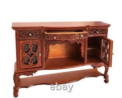 Dolls House Sideboard Walnut Buffet Victorian Platinum Dining Room Furniture