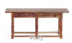 Dolls House Spanish 17th C Walnut Refectory Table Miniature JBM Furniture