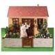 Dolls House The Garden Pavilion Kit Mdf Construction Miniature 112th Scale