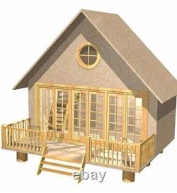 Dolls House The Retreat Kit MDF Construction Miniature 112th Scale