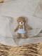Dolls House Tiny Teddy Ooak Miniature Hand Sculpted Handmade Toy