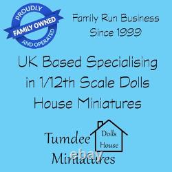 Dolls House Unglazed Conservatory Natural Finish MDF Kit Miniature 112 tumdee