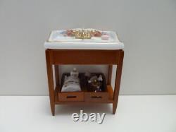 Dolls House Vanity Sink Unit Dresden Rose Reutter 112 Scale Jaspers Miniatures