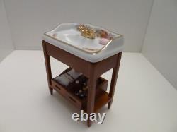 Dolls House Vanity Sink Unit Dresden Rose Reutter 112 Scale Jaspers Miniatures