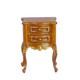 Dolls House Victorian Bedside Cabinet Walnut W Gold Trim Jbm Bedroom Furniture