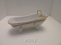 Dolls House Victorian Rose Reutter Porcelain Bathroom Suite Miniature 112 Scale