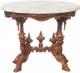 Dolls House Victorian Tea Table Jbm Miniature Walnut Living Room Furniture 112
